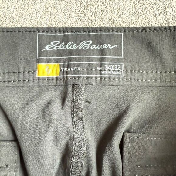 Eddie Bauer Men’s Carbon Horizon Guide Travex Lightweight Chino Cargo Pants - Picture 9 of 16